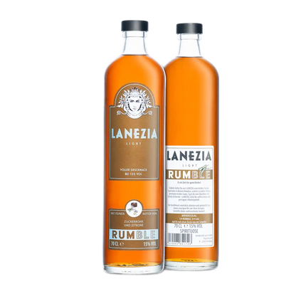 Lanezia Rumble - Einzelflasche - Flaschenvorderseite und Rueckseite