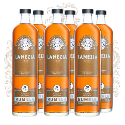 Lanezia Rumble - 6er Vorteilspaket - Flaschenvorderseiten - Produktpraesentation