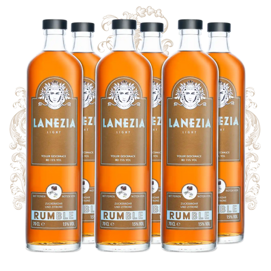 Lanezia Rumble - 6er Vorteilspaket - Flaschenvorderseiten - Produktpraesentation